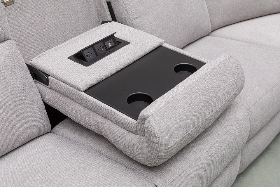 Archie Fabric 6 Seat Corner Lounge