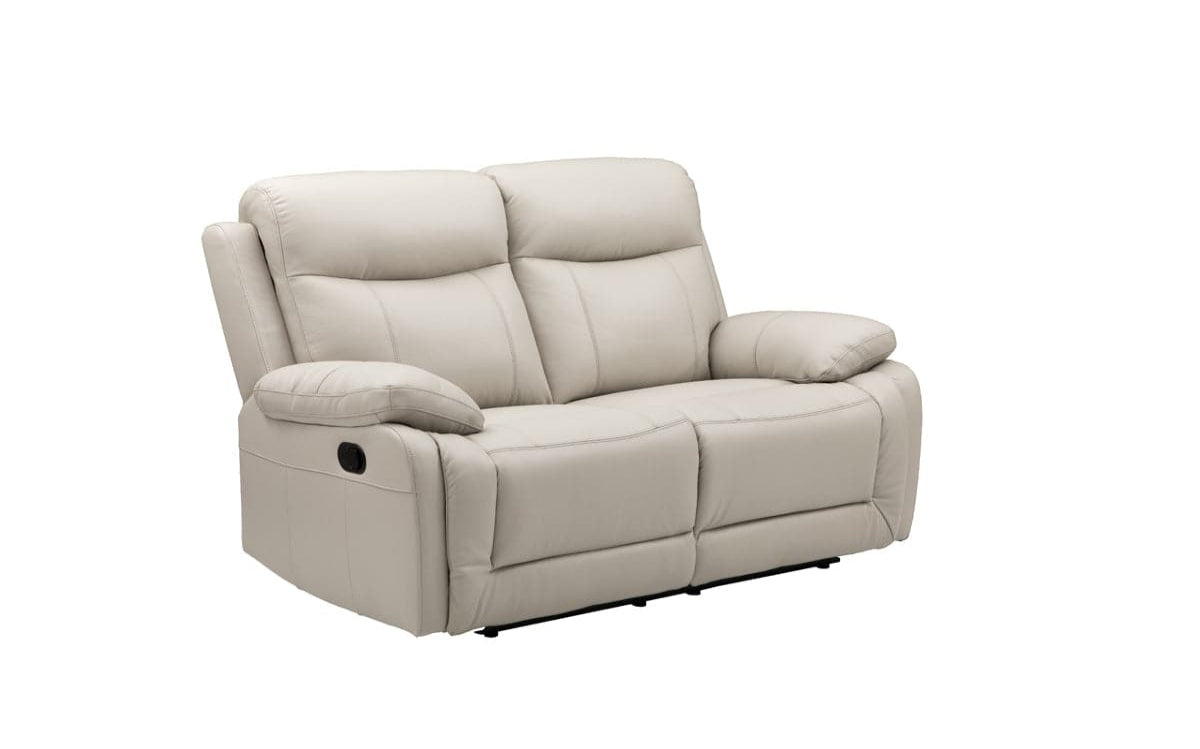Scott Leather Recliner 1/2/3 Seat-(Black/Grey)