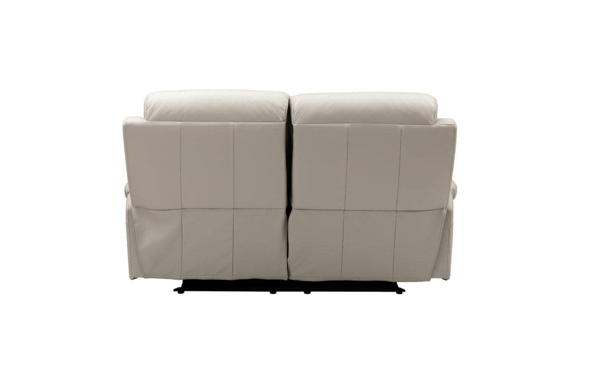 Scott Leather Recliner 1/2/3 Seat-(Black/Grey)