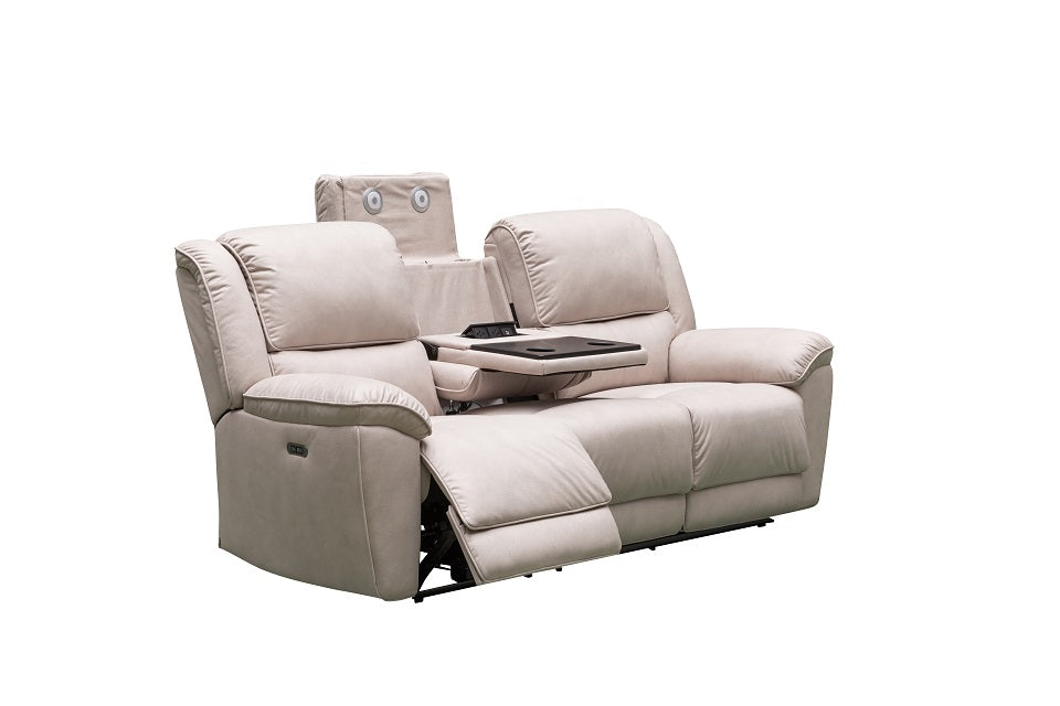 Owen Fabric 3 Seat Electric Recliner
