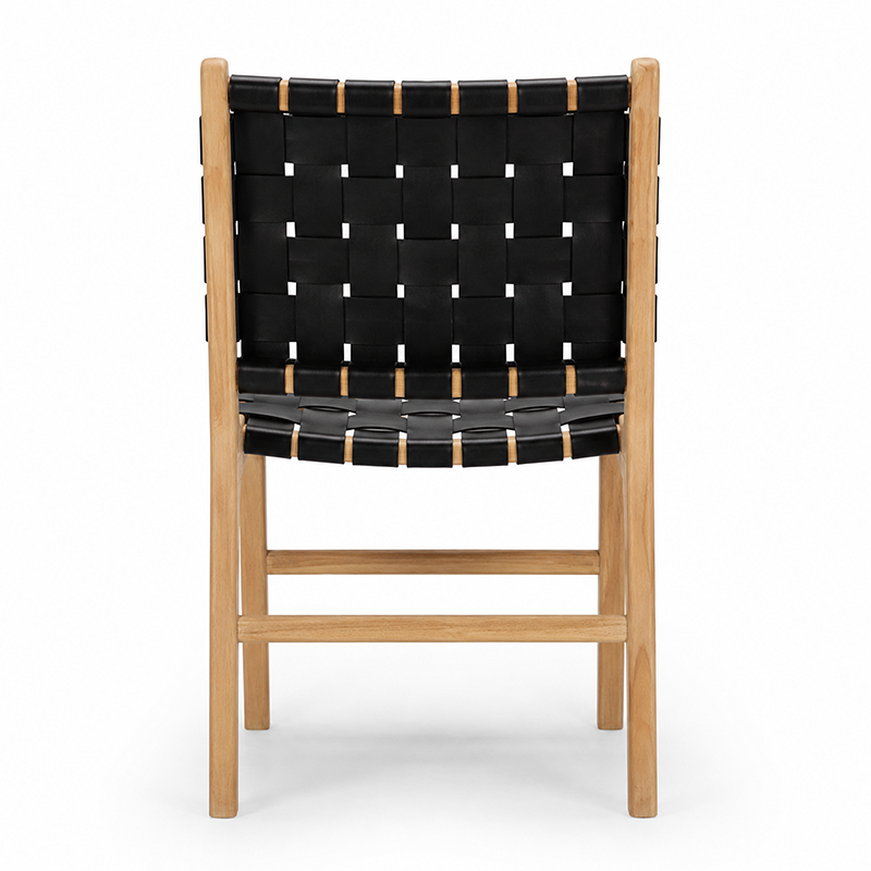 Indo Woven Dining Chair Plush (Multiple Colours)
