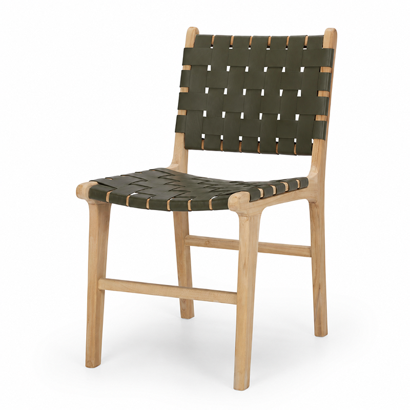 Indo Woven Dining Chair Plush