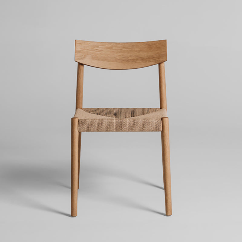 Ingrid Oak Cord Upholstered Dining Chair