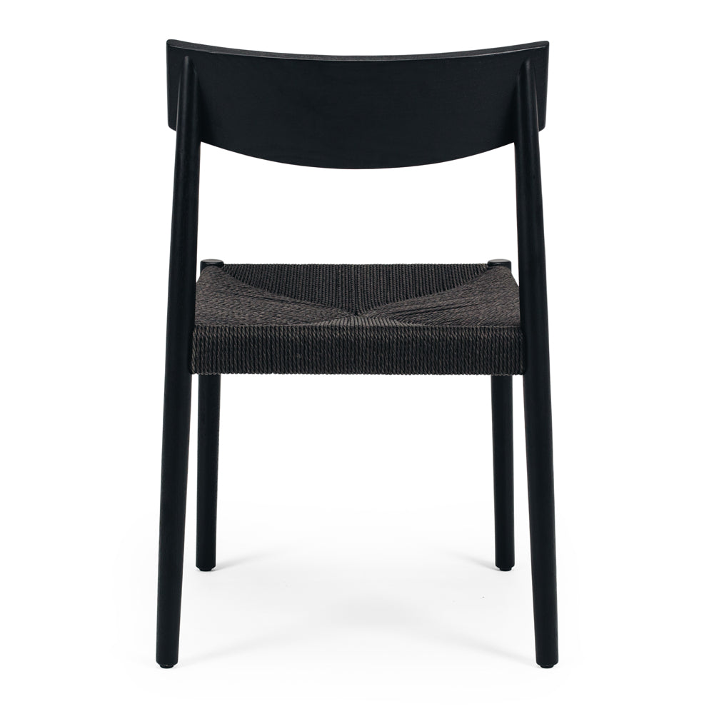 Ingrid Oak Cord Upholstered Dining Chair