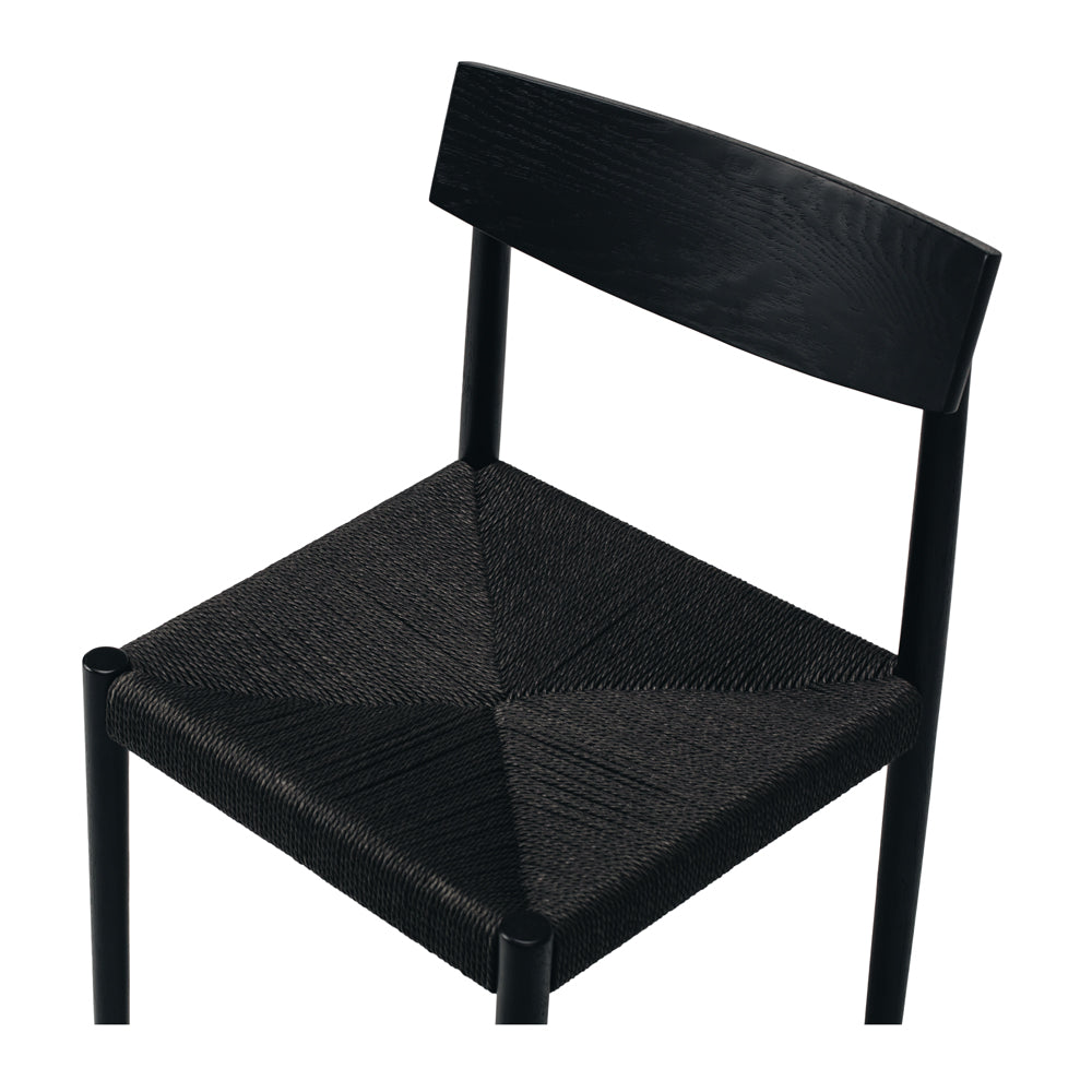 Ingrid Oak Cord Upholstered Dining Chair
