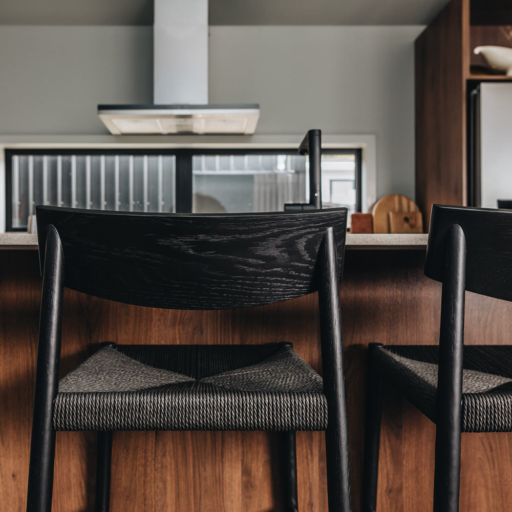 Ingrid Oak Cord Upholstered Dining Chair