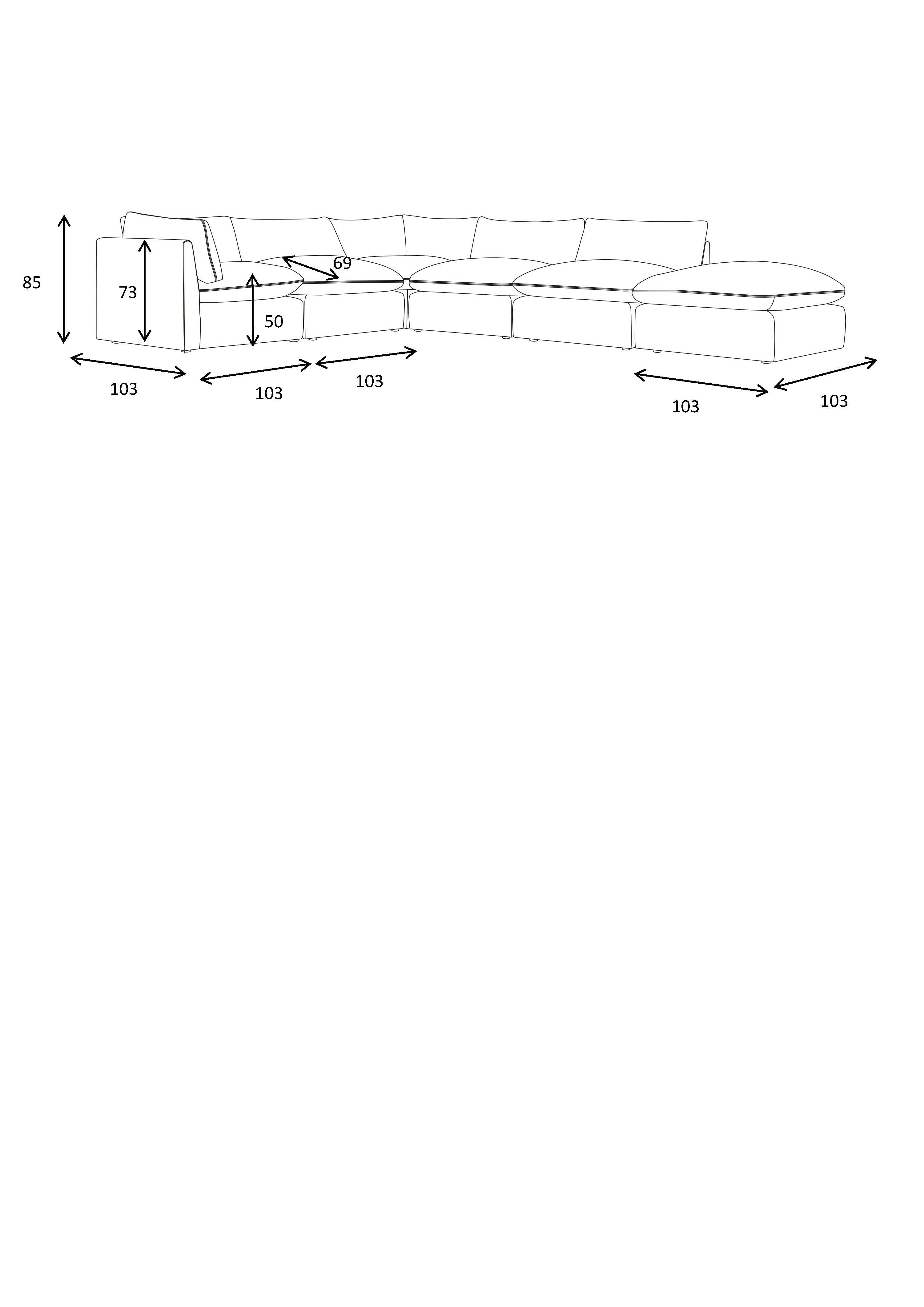 Leicester Fabric Corner Lounge