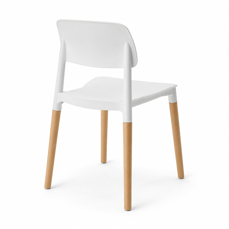 Jade Dining Chair (White/Black)