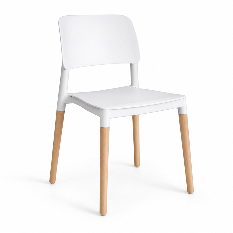 Jade Dining Chair (White/Black)
