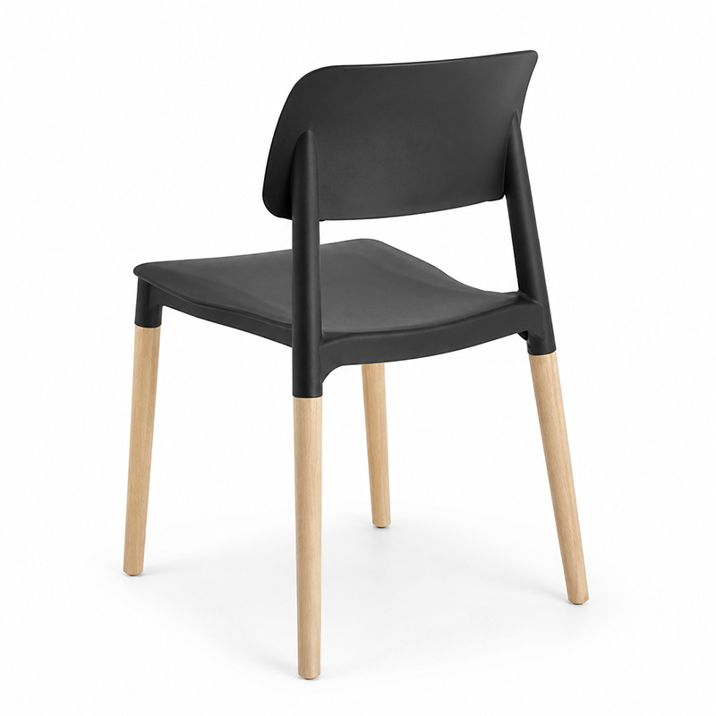 Jade Dining Chair (White/Black)