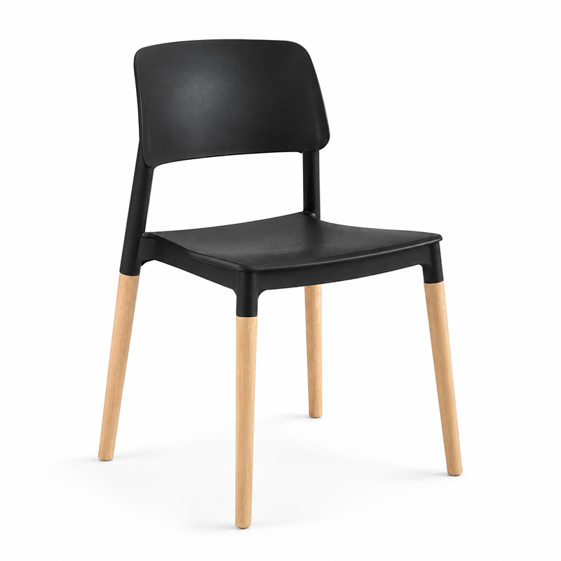 Jade Dining Chair (White/Black)