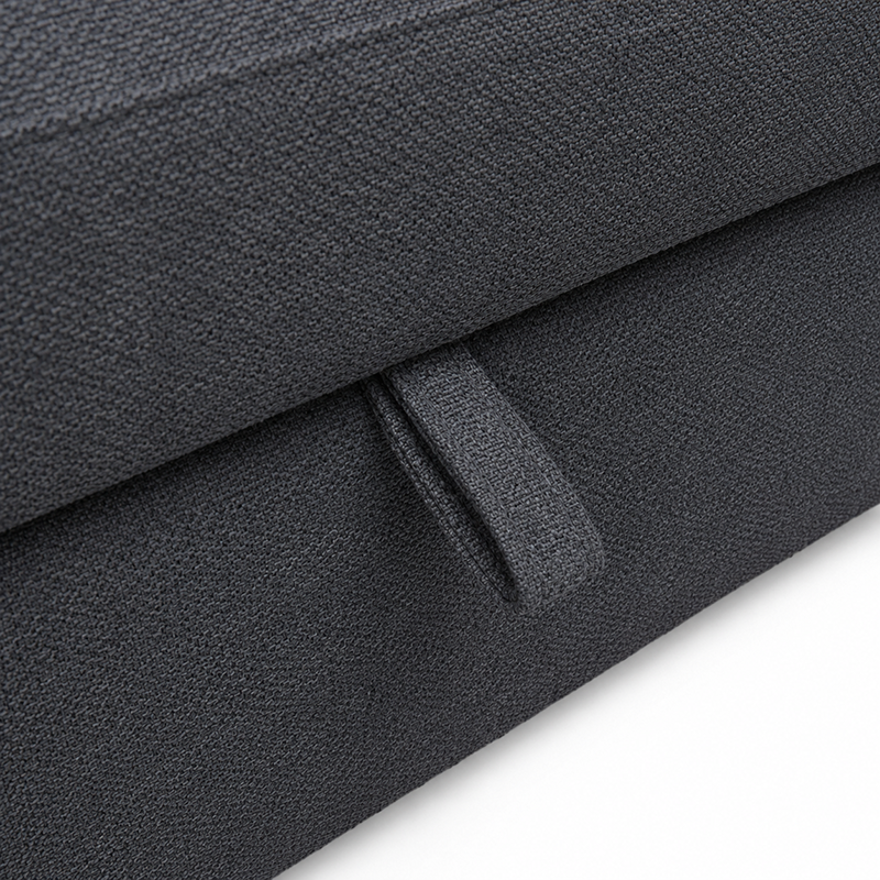 James Fabric Sofa Bed with USB-A/C Charger Charcoal