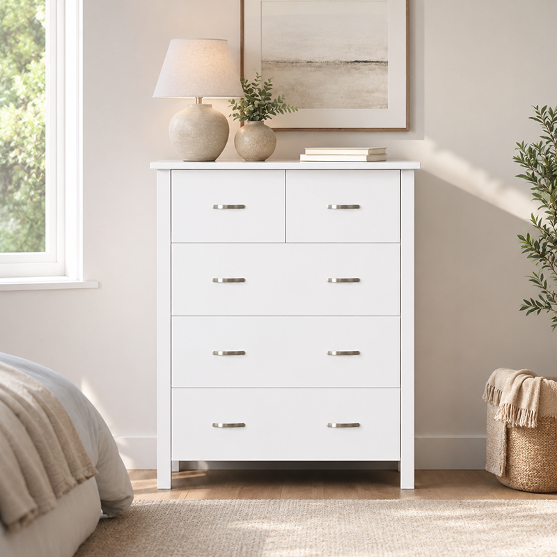 Joanna Tallboy (White / Beige)