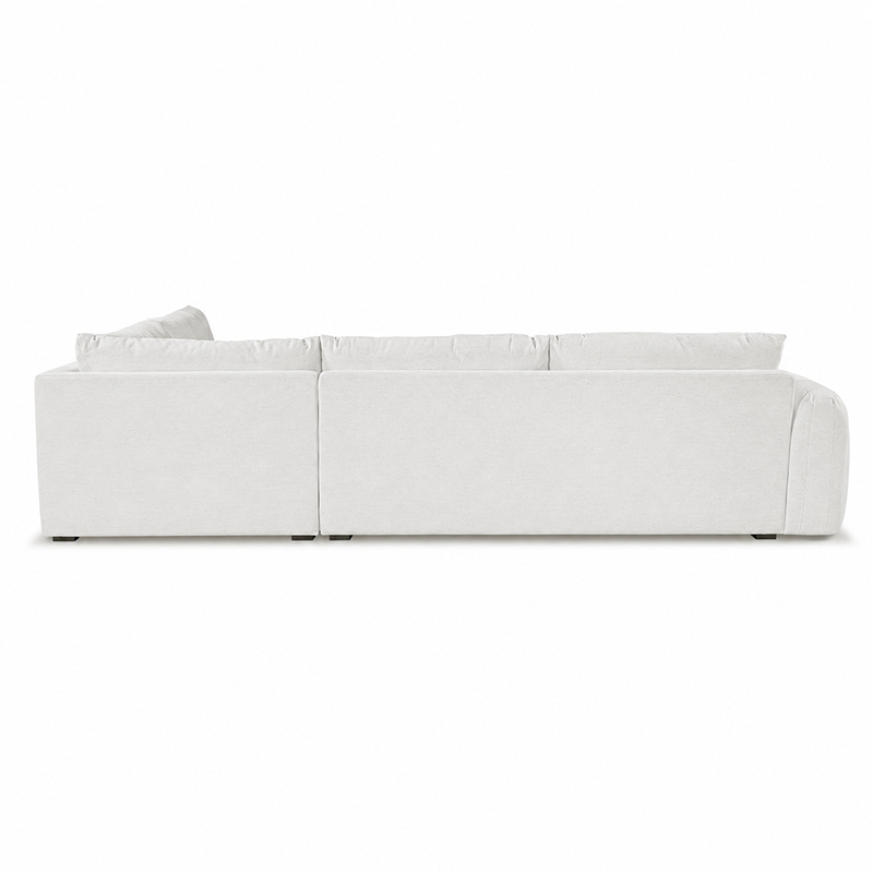 Juno Corner Open End Sofa RHF W320cm (Speckle White)