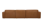 Kavana Leather 3 Seat Chaise Lounge