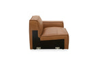 Kavana Leather 3 Seat Chaise Lounge