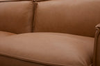 Kavana Leather 3 Seat Chaise Lounge