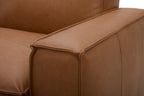 Kavana Leather 3 Seat Chaise Lounge