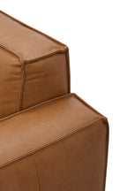 Kavana Leather 3 Seat Chaise Lounge