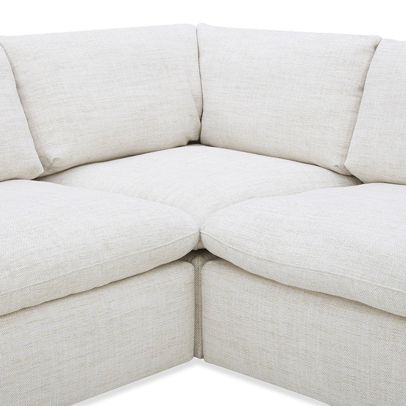 Hugo Flex Modular Sofa (Ivory / Nature-linen)