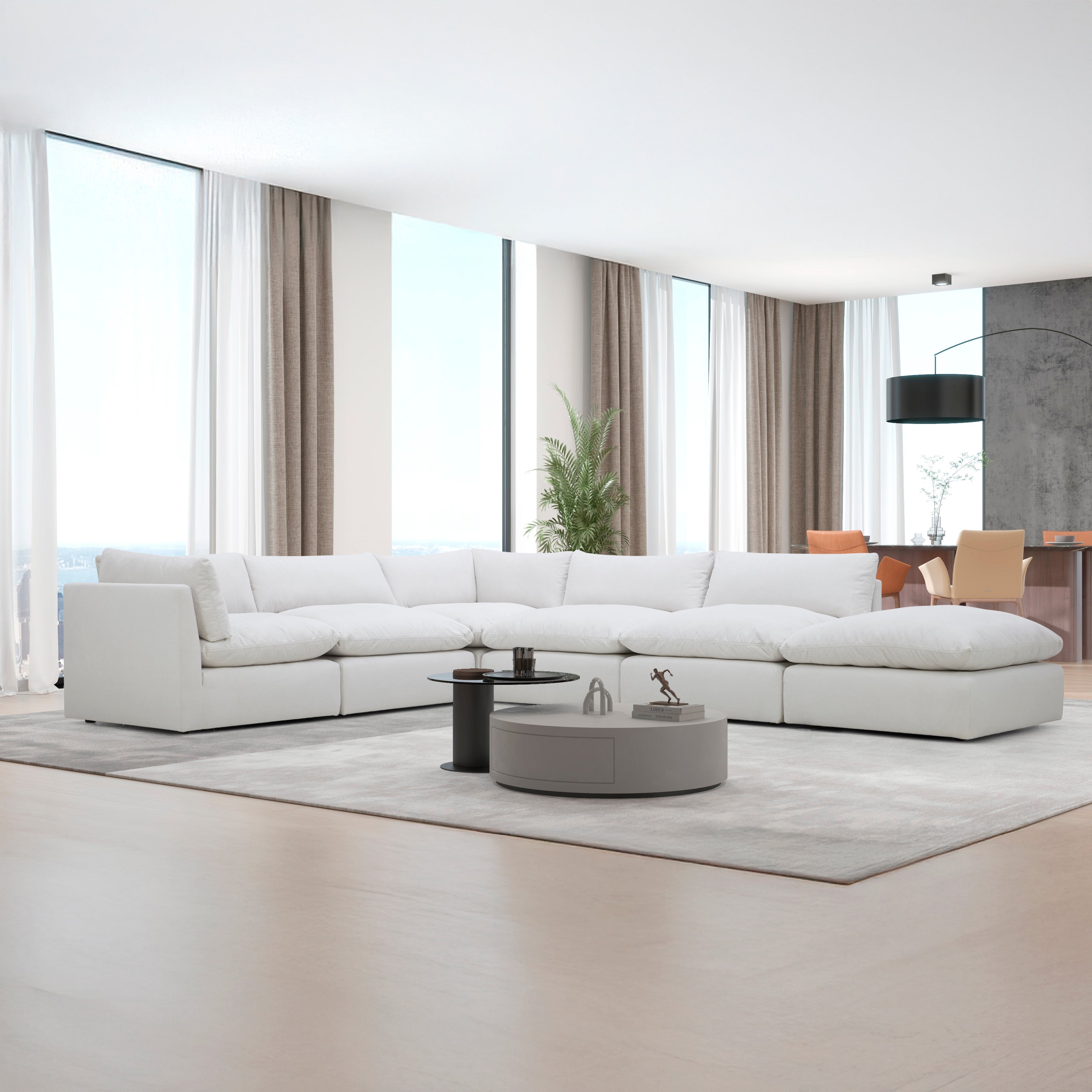 Leicester Fabric Corner Lounge