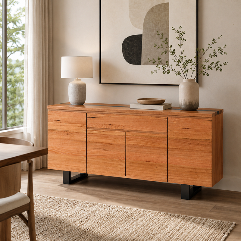 Katania 4Door 1Drw Buffet Table 2m
