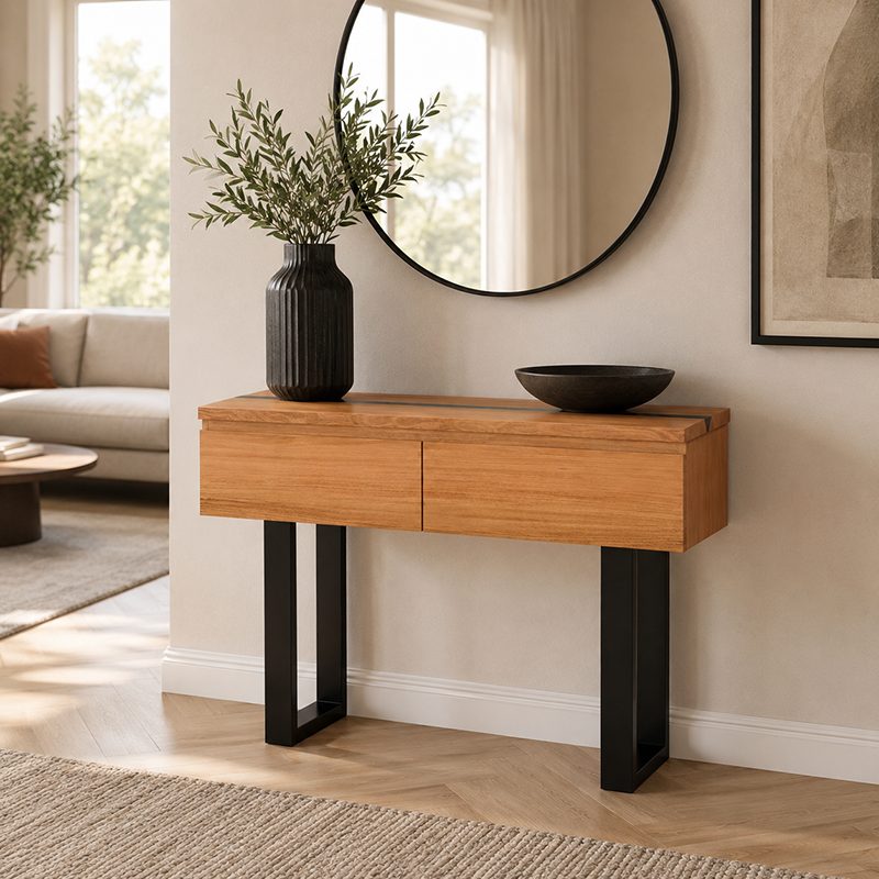 Katania 2Drw Hall Table 1.4m