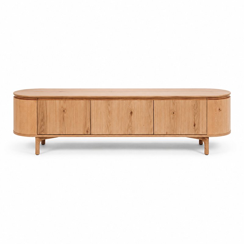 Kontur TV Unit (Natural Oak/Black)