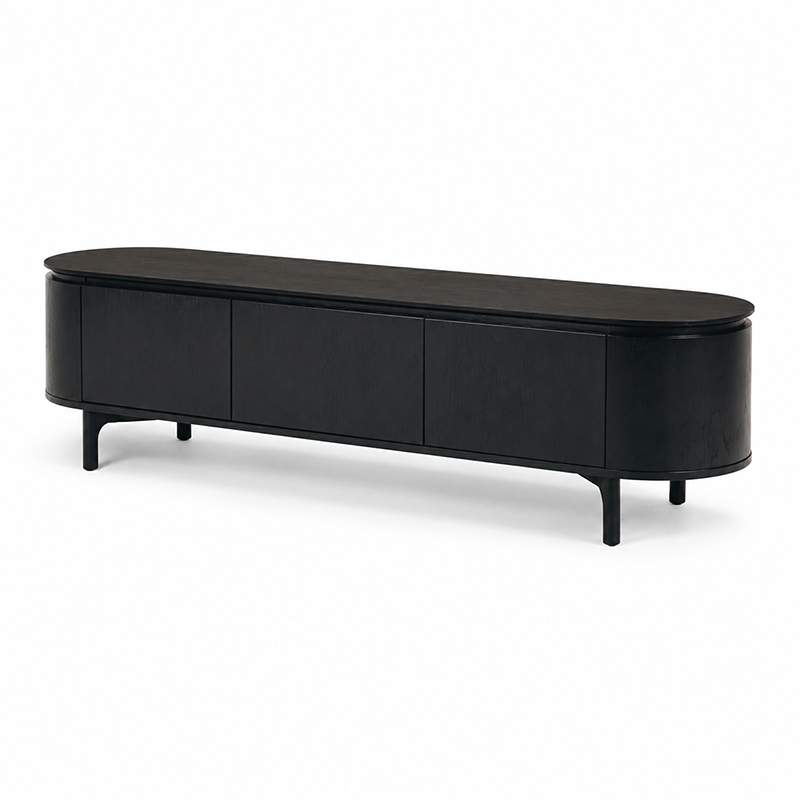 Kontur TV Unit (Natural Oak/Black)