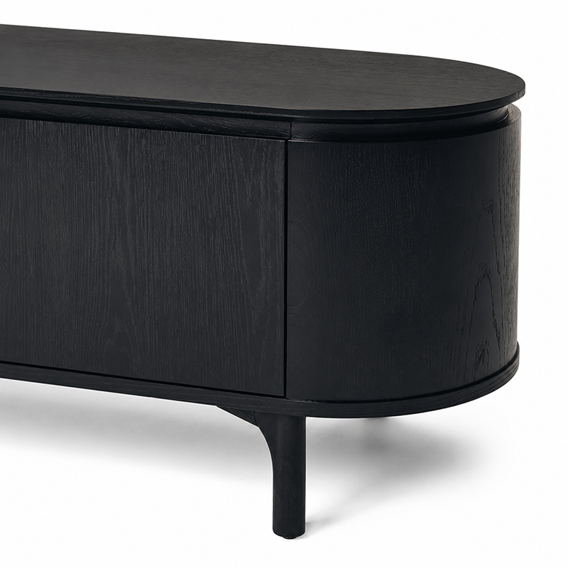 Kontur TV Unit (Natural Oak/Black)