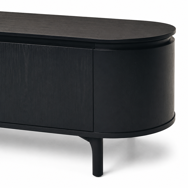 Kontur TV Unit (Natural Oak/Black)