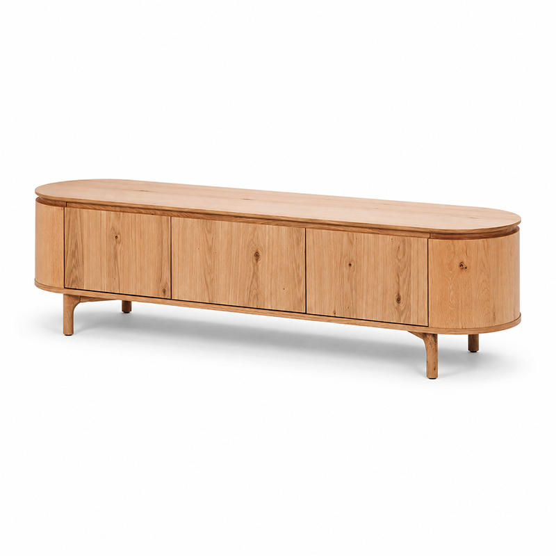 Kontur TV Unit (Natural Oak/Black)
