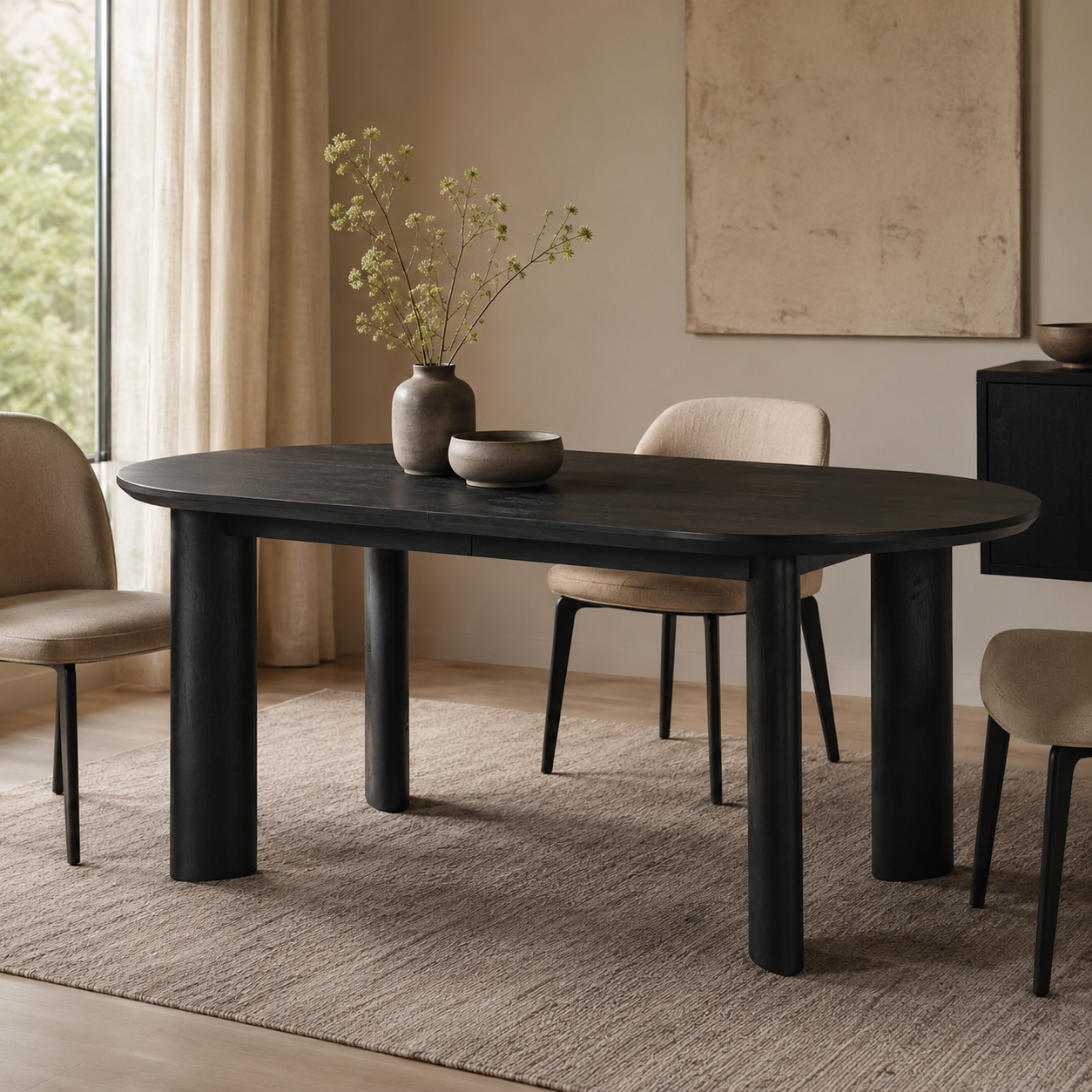 Kontur Solid Oak Extension Dining Table 200–240cm