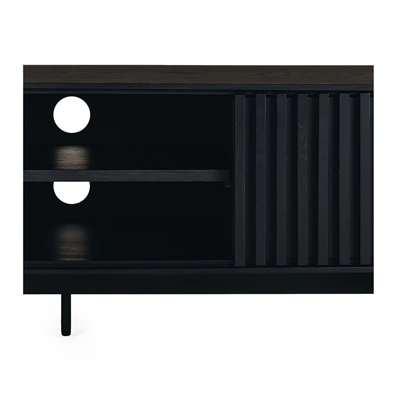 Linea TV Unit (Natural / Painted Black Oak)