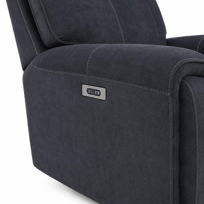 Little Rock Velvet Power Recliner Sofa