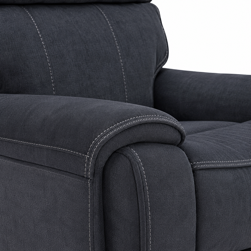Little Rock Velvet Power Recliner Sofa