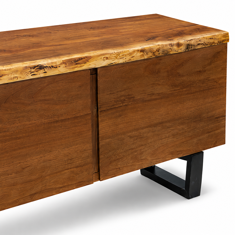 LiveEdge 3 Door TV Unit W170cm (Brown)