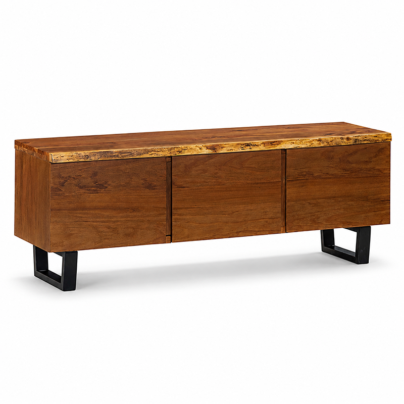 LiveEdge 3 Door TV Unit W170cm (Brown)