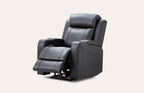 Louise Leather Recliner 1/2/3 Seat-(Grey / Black)
