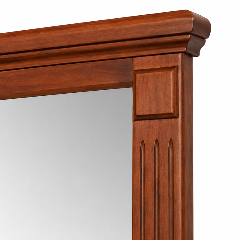 Marina 6 Drw Dresser & Mirror (Walnut)