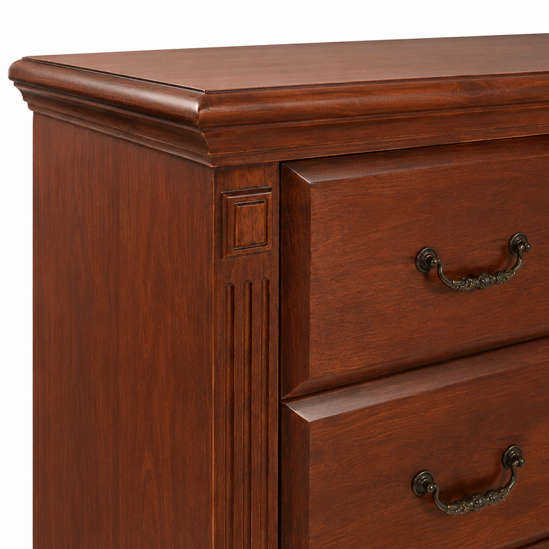 Marina 6 Drawer Tallboy (Walnut) 930mm