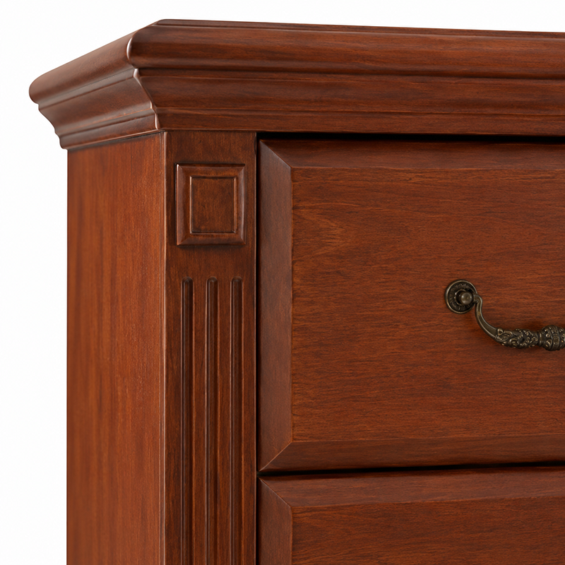 Marina 6 Drawer Tallboy (Walnut) 930mm