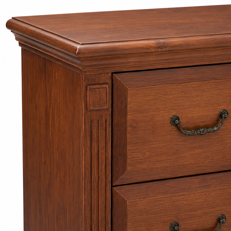 Marina Bedside Table(Walnut) 590mm