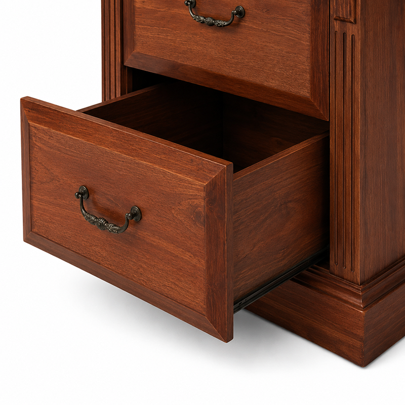 Marina Bedside Table(Walnut) 590mm