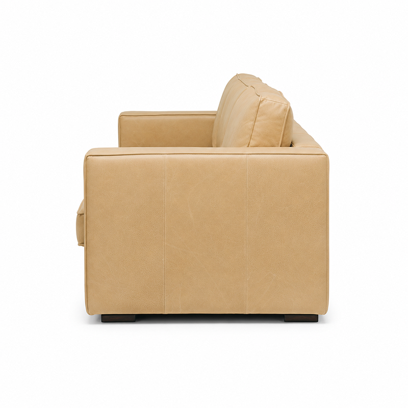 Maury Leather 3 Seater Sofa 2220mm