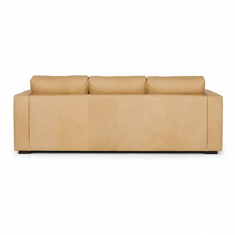 Maury Leather 3 Seater Sofa 2220mm