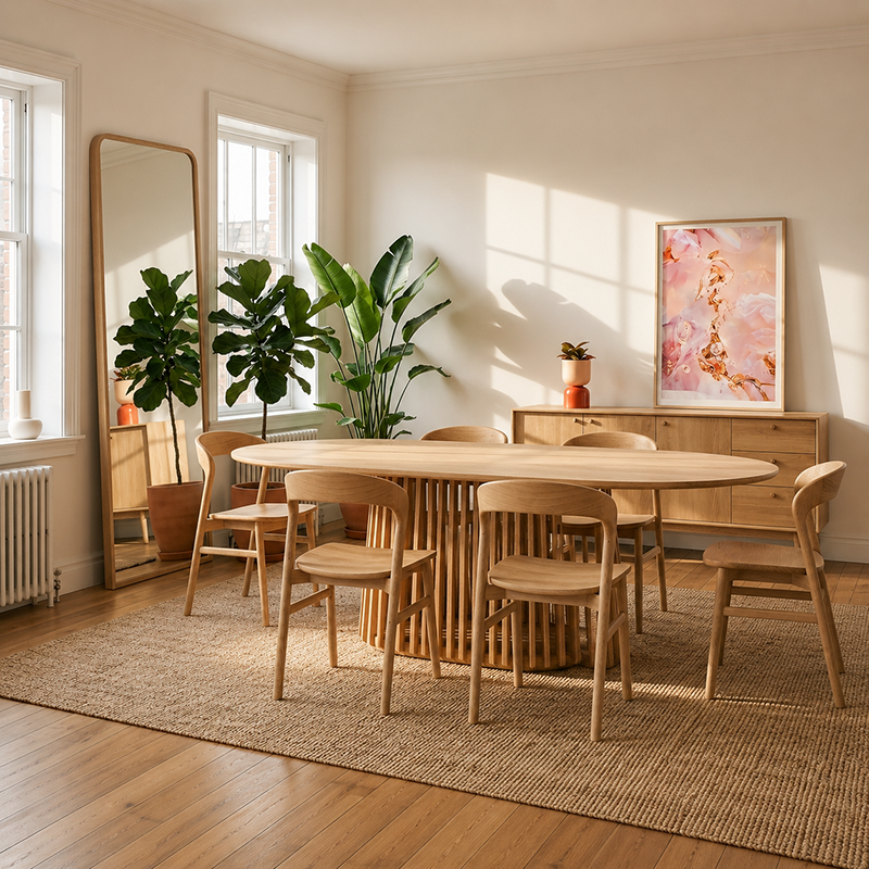 Meg Solid Oak Dining Chair
