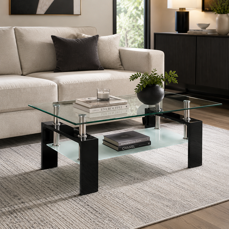 Megan Coffee Table (Black)