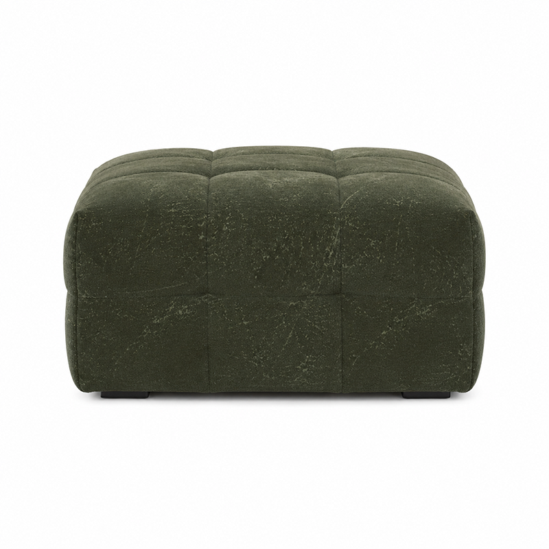 Michelin Ottoman W97cm (Dark Green/Weave)