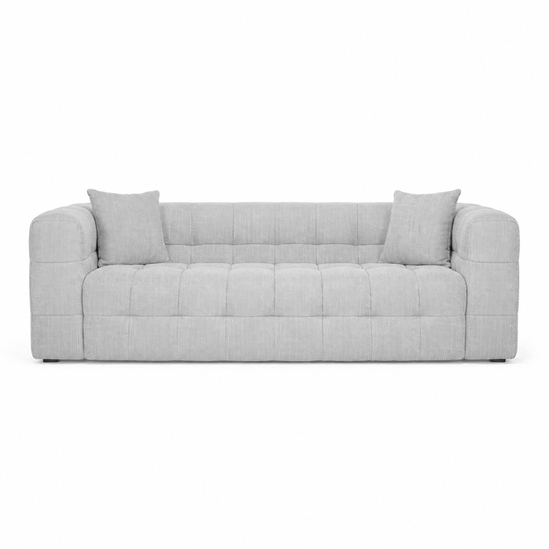 Michelin 3 Seater Sofa & Ottoman Options W238cm (Dark Green/Weave)